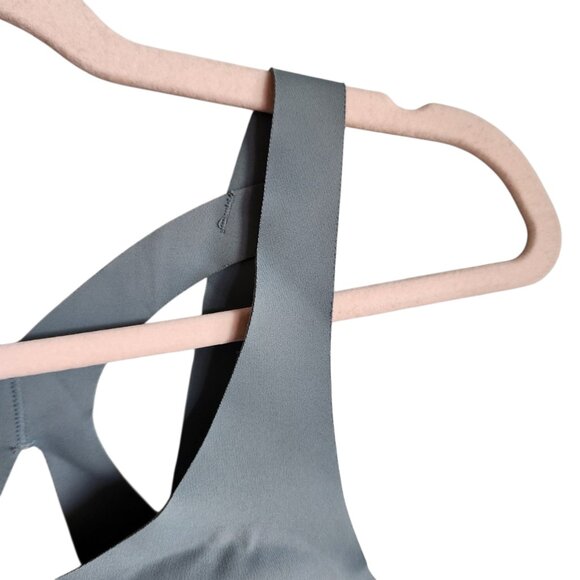 Victoria's Secret Sports Bra 32C Women's Teal Green Angel Max Racerback High Imp - Picture 2 of 9